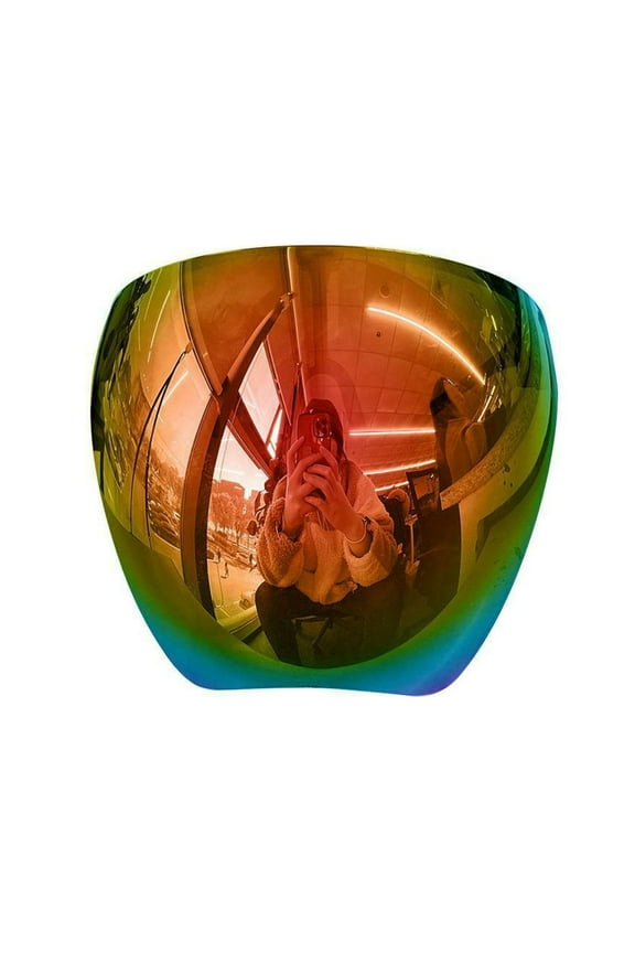 Oversized Protective Mask Large Mirror Sunglasses With Anti-droplet Goggles Function Huge Shield Full Face Polarized