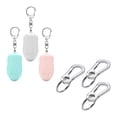 thumbnail image 1 of EIMELI 3Pcs Rechargeable Self Defense Keychain Alarm – 140 dB Loud Emergency Personal Siren with LED Light – SOS Safety Alert Device Key Chain for Women, Kids, Elderly, 1 of 7