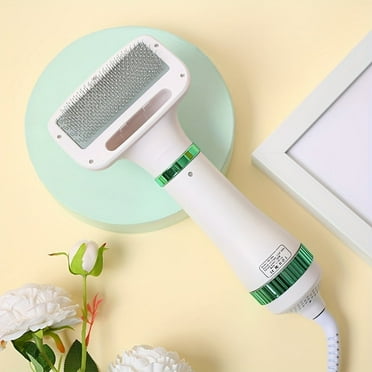 EIMELI Pet Hair Dryer For Dogs And Cats 2-in-1 Dog Hair Dryer With Slicker Brush Slicker Brush Home Furry Drying Blower Portable Dryer 3 Heat Settings Adjustable Temperature Speed