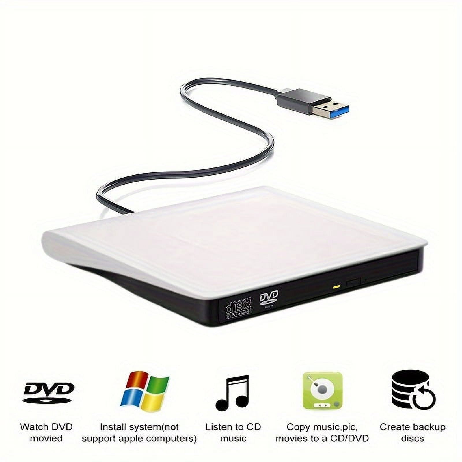 EIMELI Portable External DVD Drive CD & DVD Drives for Laptop Desktop