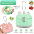thumbnail image 1 of EIMELI Portable Formula Dispenser With Scoop, Double Layer Milk Powder Dispenser Snack Storage Container With Carry Handle For Outdoor, 1 of 7