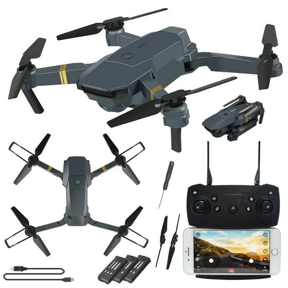 EIMELI Pro Drone WIFI FPV Wide Angle 4K HD Camera 3 Battery Foldable Selfie RC Quadcopter Drone With Ultra Long-distance Remote Control Function