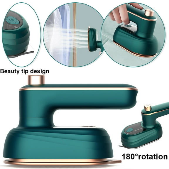 EIMELI Professional Mini Iron for Clothes,100-240V,32W Portable Travel Clothes Iron,Heat Press Clothing Iron Machine,Non-Stick Ceramic Soleplate,Small Irons for Ironing Clothes for Home and Travel