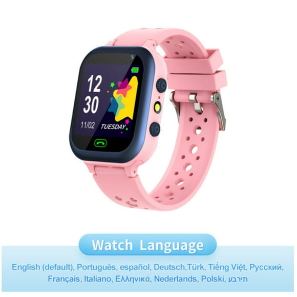 EIMELI S20 Kids Smart Watch Sim Card Voice Call Phone Smartwatch Lbs Location Sos Photo Camera Waterproof Gift
