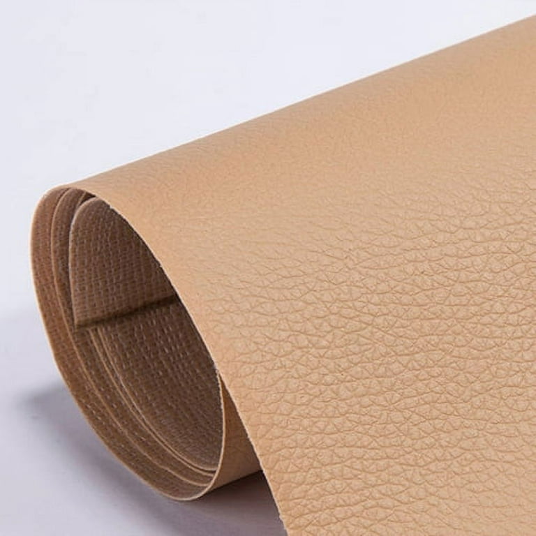 EIMELI Self-Adhesive Leather Repair Patch Stick on Sofa Clothing Furniture  Car Bag Seat (Light Brown, 53.9 x 19.7in, 1 Pcak) 