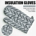 thumbnail image 1 of EIMELI Single Oven Gloves Kitchen Cooking Pot Holder Thick Heat Resistant Mitt Mittens, 1 of 6