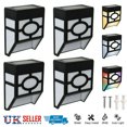 thumbnail image 1 of EIMELI Solar Lights Outdoor Decorative, LED Deck Lights Fence Post Solar Lights for Steps, Wall, Front Door, Backyard, Railing, Waterproof,White, 4-Pack, 1 of 7