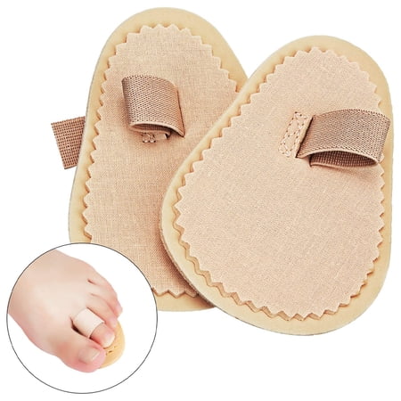EIMELI Splint 2 Pairs Hammer Toe Straightener Joint Realign Cushion Brace for Claw, Curled, Crooked Toe Metatarsal Support Loop Guard Alignment Corrector Wrap for Tendon, Broken Toe Surgery