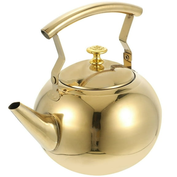 EIMELI Stove Whistling Tea Kettle Stainless Steel Teapot Teakettle for Stove Infusers Included 1. 5L