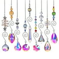 thumbnail image 1 of EIMELI Sun Catchers With Crystals,9 PCS Hanging Crystals Suncatchers,Colored Crystals Prisms Glass Pendant Suncatchers Beads For Window Garden Decoration, 1 of 5