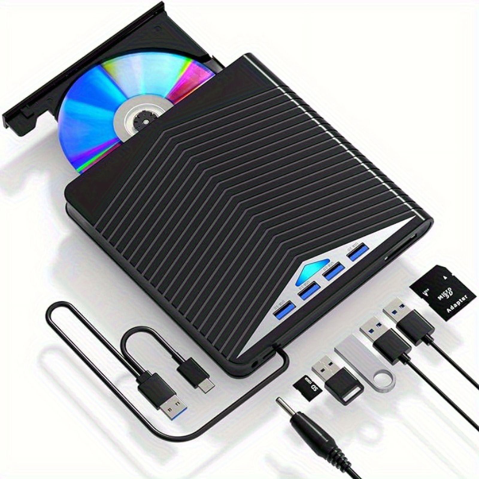 EIMELI UltraSlim Type C CD/DVD Drive AllinOne Portable Player