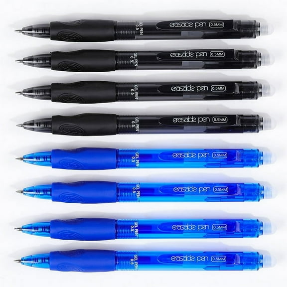 EIMELIFriXion Ball Erasable Gel Pens Fine Point Pen Erasable Gel Ink Pen Erasable Ballpoint Pen Gel Ink Multi-Pen 0.5mm FriXion Clicker Erasable Refillable Retractable Gel Ink Pens Pack o