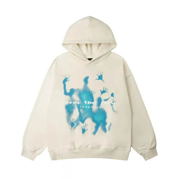EINCcm Abstraction Shadow Print Hoodie Women's Oversized Hoodies Streetwear Sweatshirt Graphic Plus Size Hoodie Print Streetwear Casual hoodies y2k Hooded Sweatshirt