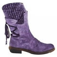 thumbnail image 1 of EINCcm Autumn And Winter New Woolen Yarn Snow Boots Back Strap Plus Size Boots Women Purple,36, 1 of 6