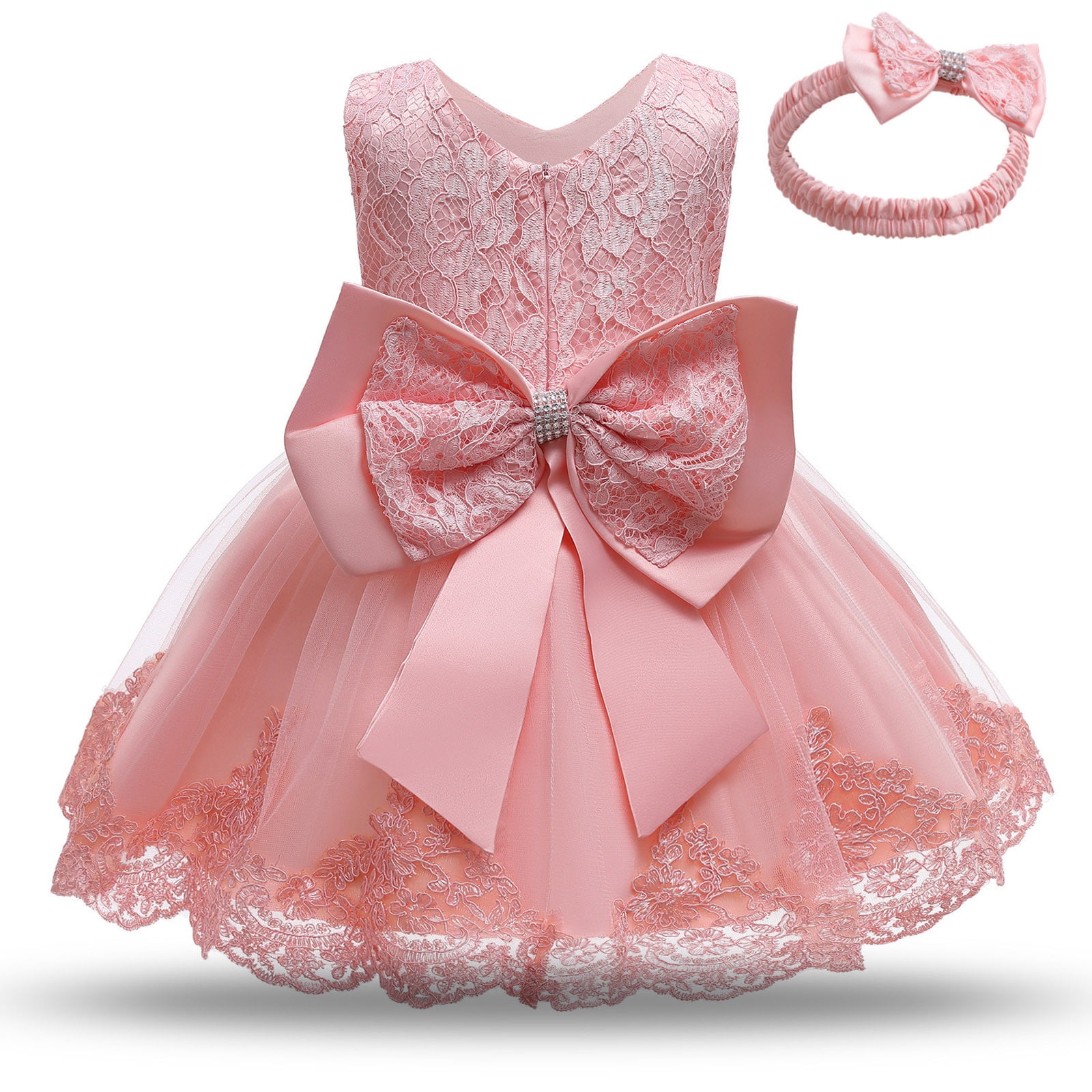 Girls Princess Dress Flower Girl Ruffle Wedding Party Frock Kids Ball Gown  – Inayah Fashion Boutique
