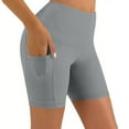 thumbnail image 1 of EINCcm Biker Shorts for Women Booty High Waisted Volleyball Shorts for Workout Yoga with Pocket, 1 of 9