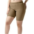 thumbnail image 1 of EINCcm Biker Shorts for Women Plus Size Athletic Workout Shorts Elastic Mid Waist Yoga Shorts, 1 of 8