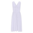 thumbnail image 1 of EINCcm Corset Sundress V-Neck Sexy Corset Midi Dress Wide Straps Elegant Slit Lace Up Dresses for Women, 1 of 6