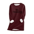 thumbnail image 1 of EINCcm Thermal Underwear T-shirt for Women Winter Warm Sherpa Lined Fleece Crewneck Sweatshirt Pullover Loungewear Tops Undershirt, 1 of 3