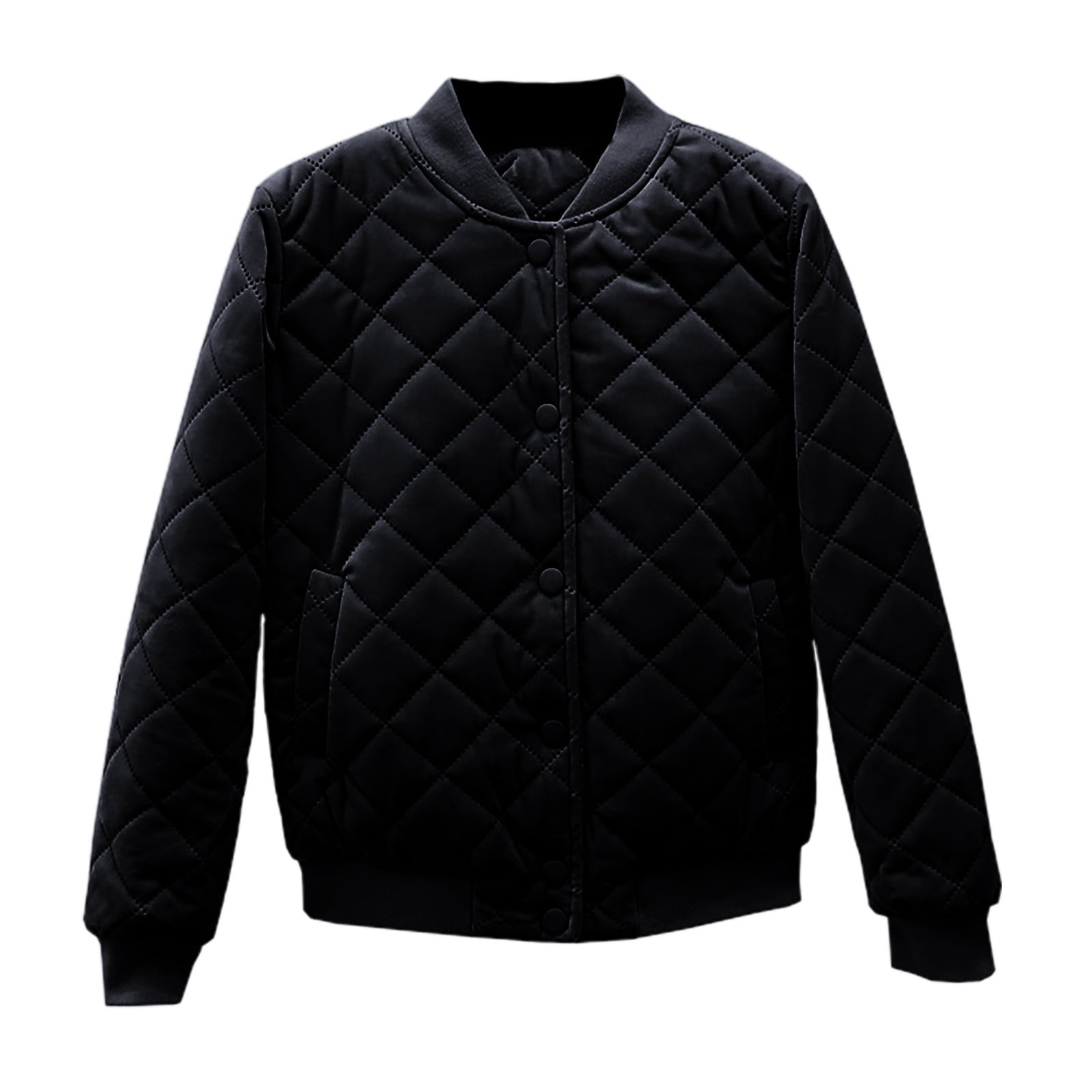 Quilted Button Down Casual Jacket