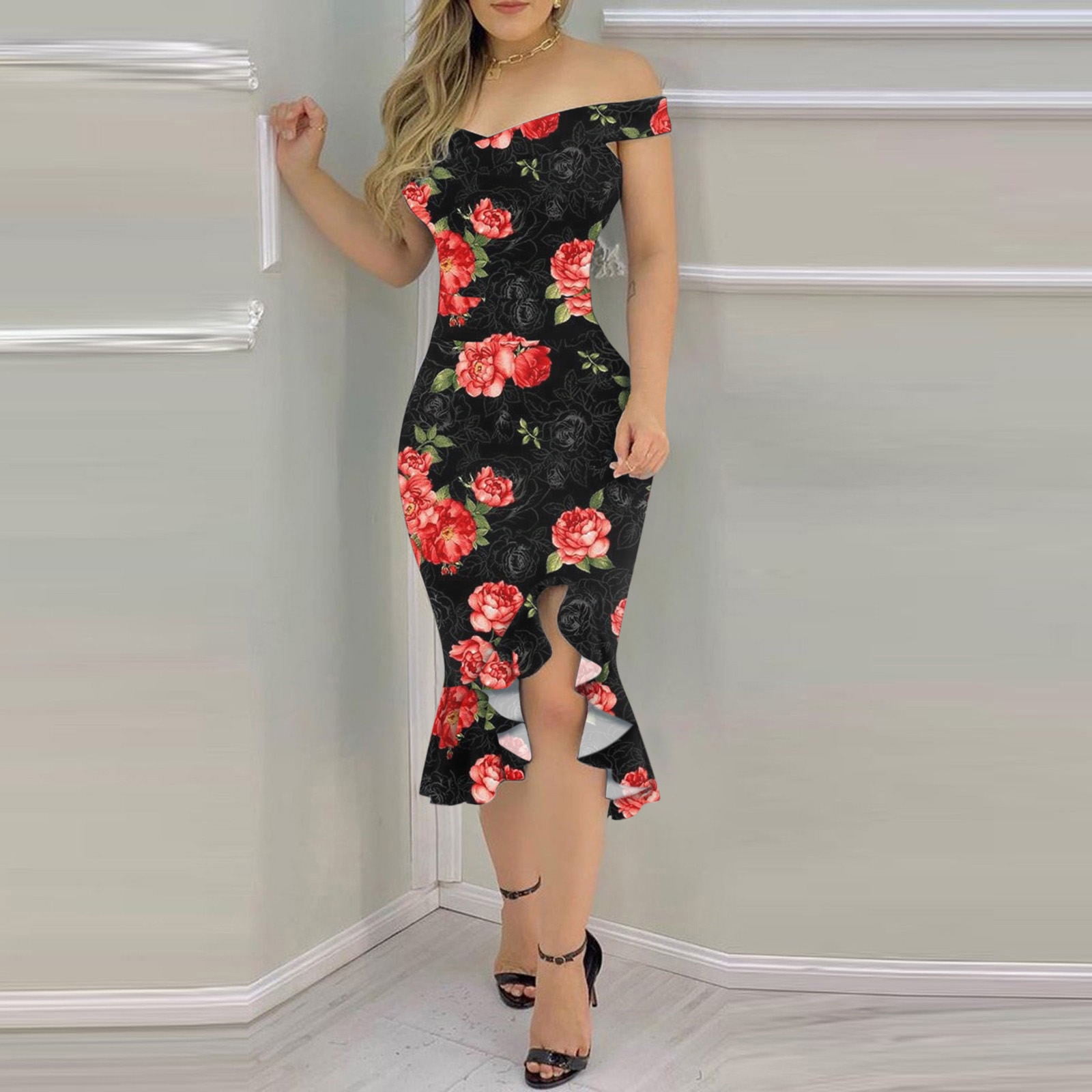 EINCcm Womens Dresses Wedding Guest Dresses for Women Women's Sexy One ...