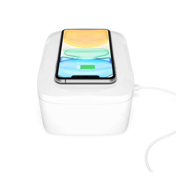 EINOVA Mundus Charging Dock, 10W Qi Wireless Fast Charger with Storage Box for iPhone, Airpods, Samsung Galaxy