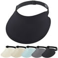 thumbnail image 1 of EINSKEY Wide Brim Visor for Women, Wrinkle Free Travel Sun Hat UV Protection Large Sun Caps (Black), 1 of 6