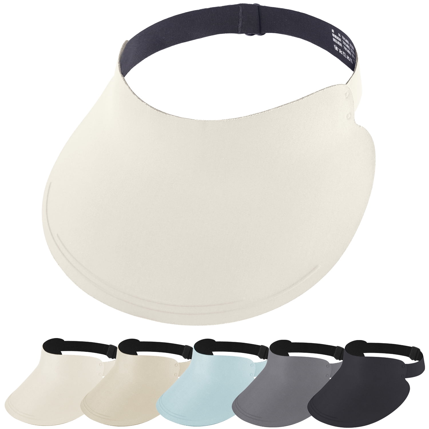 UV Protected Sun Hat - Ivory Outdoor UV Protection Sun Hat Neck Face Flap Wide Brim Cap  main image 4