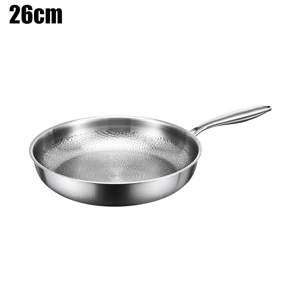 EIRZNGXQ Titanium Hammered Pan Pro With Lid, 2025 New Multifunctional Pots and Pans, Scratch-Resistant Non Stick Frying Pan for Cooking