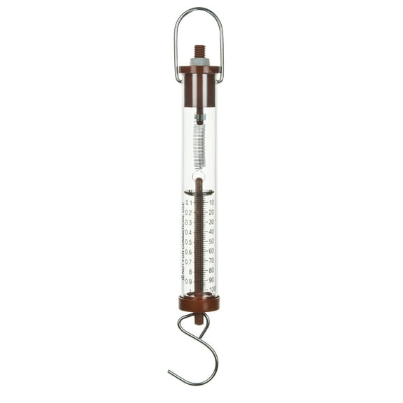 EISCO Newton Force Meter Spring Scale - Max Capacity 1N, 100gm, Dual Scale Labeled.