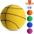 EISHOW 2024 Upgrade Silent Basketball with Basketball Rim, Quiet