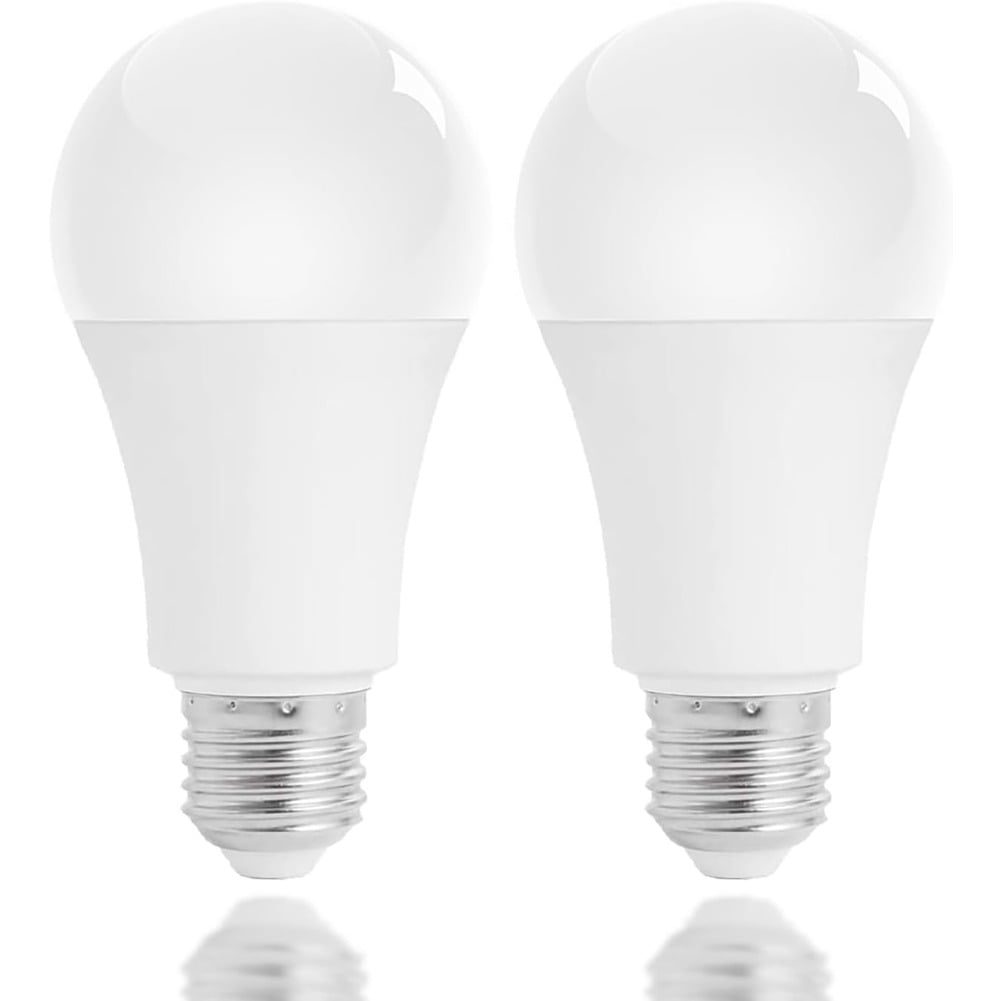 EISHOW Radar Motion Sensor Light Bulbs, A19 12W (75 Watt Equivalent) Daylight E27 Indoor Auto on/Off Motion Detector for Front Door, Porch, Garage, Security Automatic LED Lightbulb(1100LM, 2-Pack)