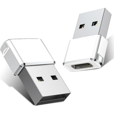 EISHOW USB to USB C Adapter 2Pack,Type C Female to A Male Power Adapter for iPhone 16 15 14 13 Mini Pro Max,CarPlay,Airpods,iPad Air 4 5,Samsung Galaxy Note 20 S24 24 S23 FE Plus Ultra,Google 9 8