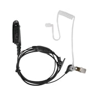 ETMY Acoustic Tube Earpiece with PTT Mic ER907 Compatible with Motorola GP328Plus, Retevis RT29 Radios 1 Pack
