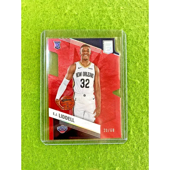EJ Liddell RED FOIL ROOKIE CARD # /68 SSP RC 2022 Elite E.J. LIDDELL PELICANS SP