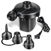EJAEE 130W Electric Air Pump with 3 Nozzles  Fast Inflation for Small Airtight Inflatables