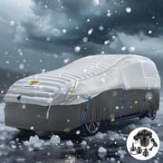EJAEE Inflatable Airtight Hail Car Cover   Heavy Duty Full Protection Fits Sedans & SUVs 166 198 Long, Waterproof, UV-Resistant, with Eletric Pump