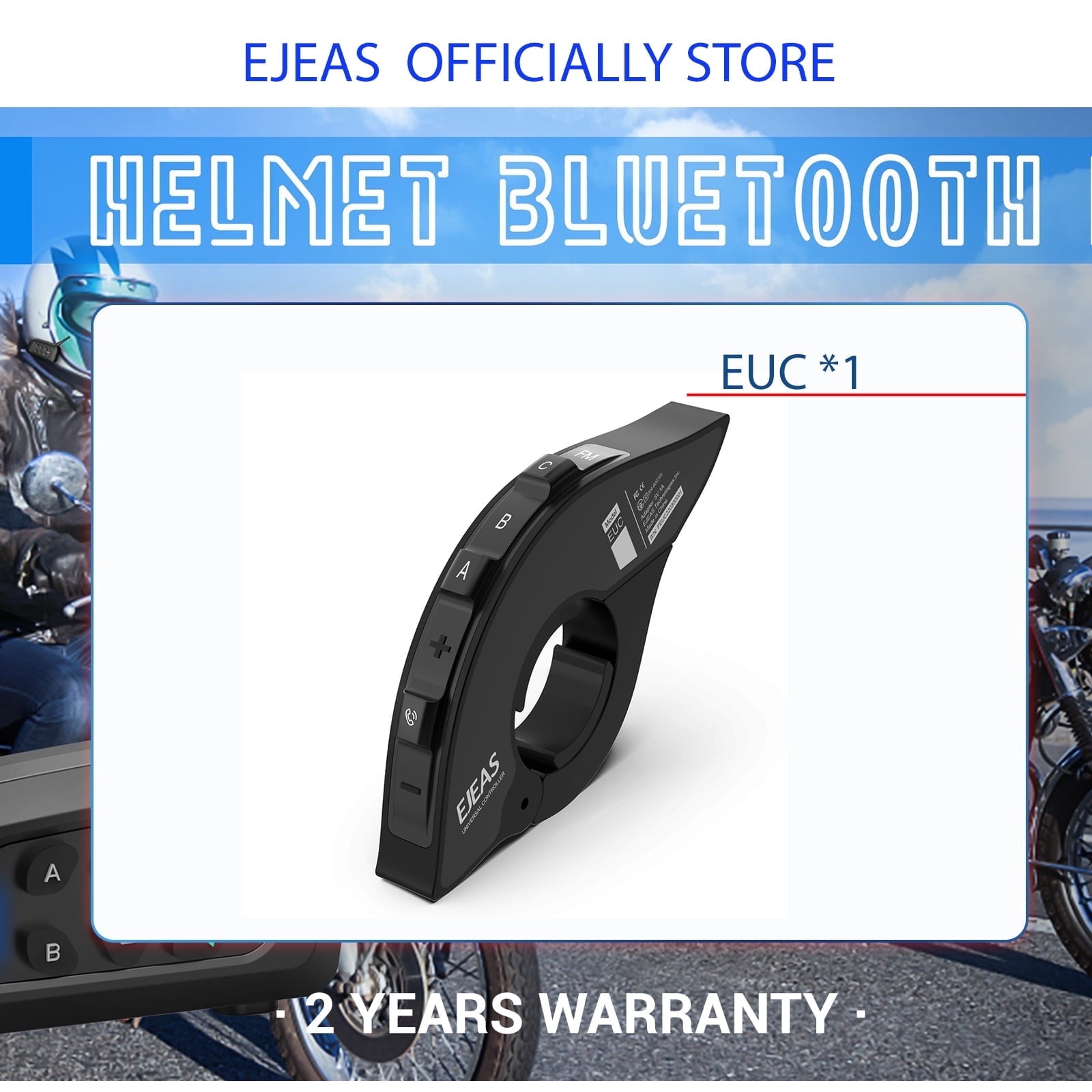 Bluetooth Media Remote Control - Steering Wheel Music Button For Car & Motorcycle