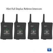 EJEAS Full Duplex Bluetooth Intercom Earphone Headset Kit, Black, 4 Counts
