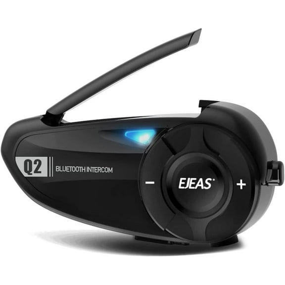 EJEAS Motorcycle Helmet Bluetooth Intercom 2 Rider 800M