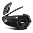 thumbnail image 1 of EJEAS Q2 Motorcycle Helmet Bluetooth Intercom Headset with Control Bar 2 Rider 800M, 1 of 5