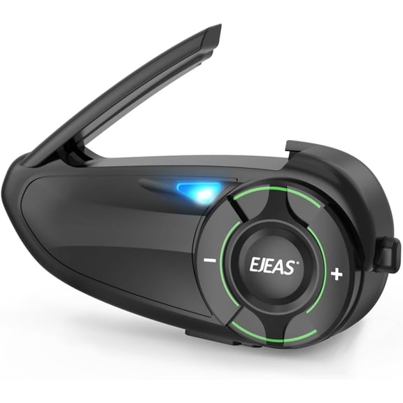 EJEAS Q8 Mesh Motorcycle Helmet Bluetooth Intercom Headset Communicator