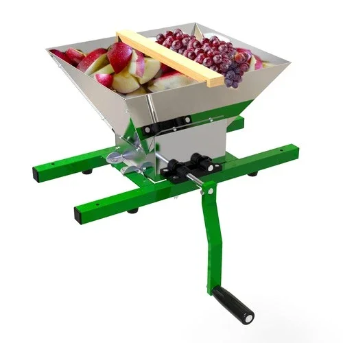 EJWOX Fruit and Apple Crusher - 7L Manual Juicer Grinder, Portable Fruit