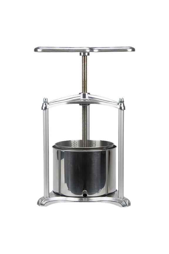 Tabletop Wine/Cider/Fruit Press Aluminum - 0.8/1.6 Gallon