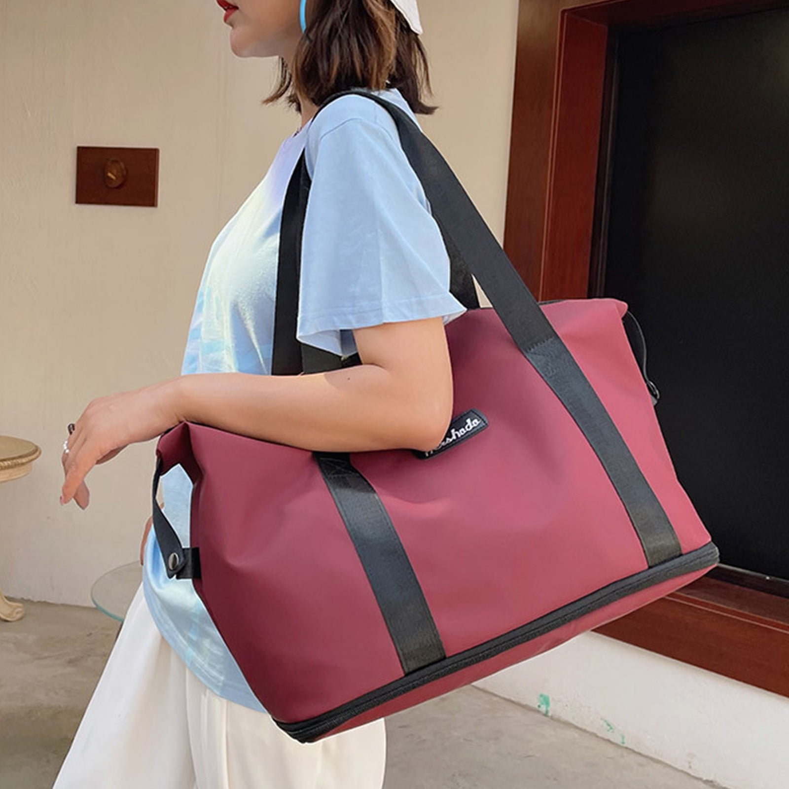 EJWQWQE Scalable Messenger Bag Large Capacity Dual Purpose Casual Hand