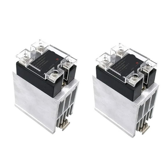 EJYWPSWD 4-20MA 0-10V 0-5V Voltage Regulator Manual Single Phase Solid State Relay with Heat Sink 100A 120A 3-32VDC Switch On Off