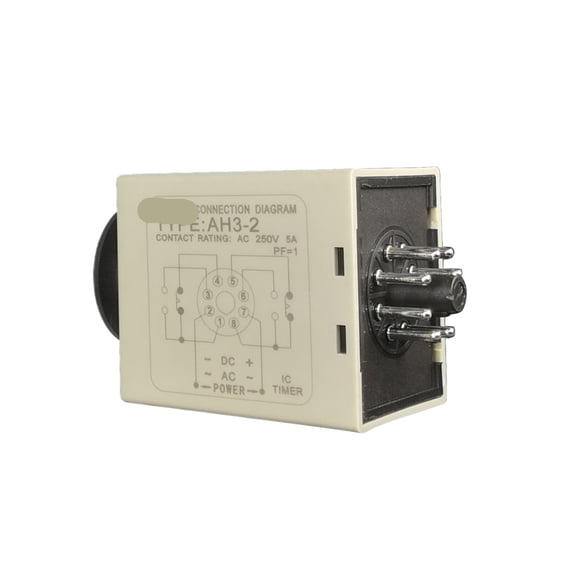 EJYWPSWD Ac-Dc Universal 220v Ah3-2 Delay Relay Time Relay Time Set Range 0.1s-60m