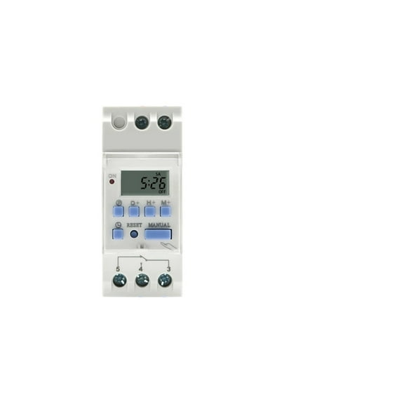 EJYWPSWD Ac Dc12v 24v 48v 110v 220v 1no1nc 1no 15a 30a Thc Din Rail Weekly 7 Days Programmable Digital Time Switch Relay Timer Controller