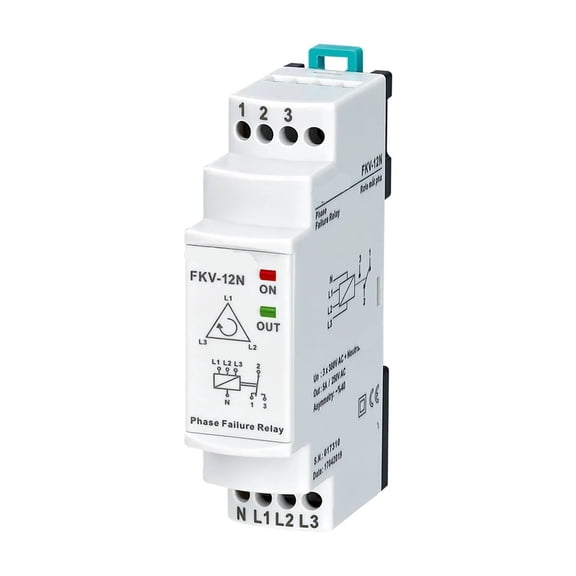 EJYWPSWD FKV12N 380VAC with Neutual Phase Failure Phase Asymmetry Relay