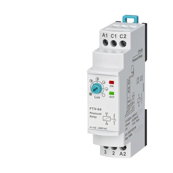 EJYWPSWD FTV04 Photocell Relay for Systems Witch Controlled by Industrial Light